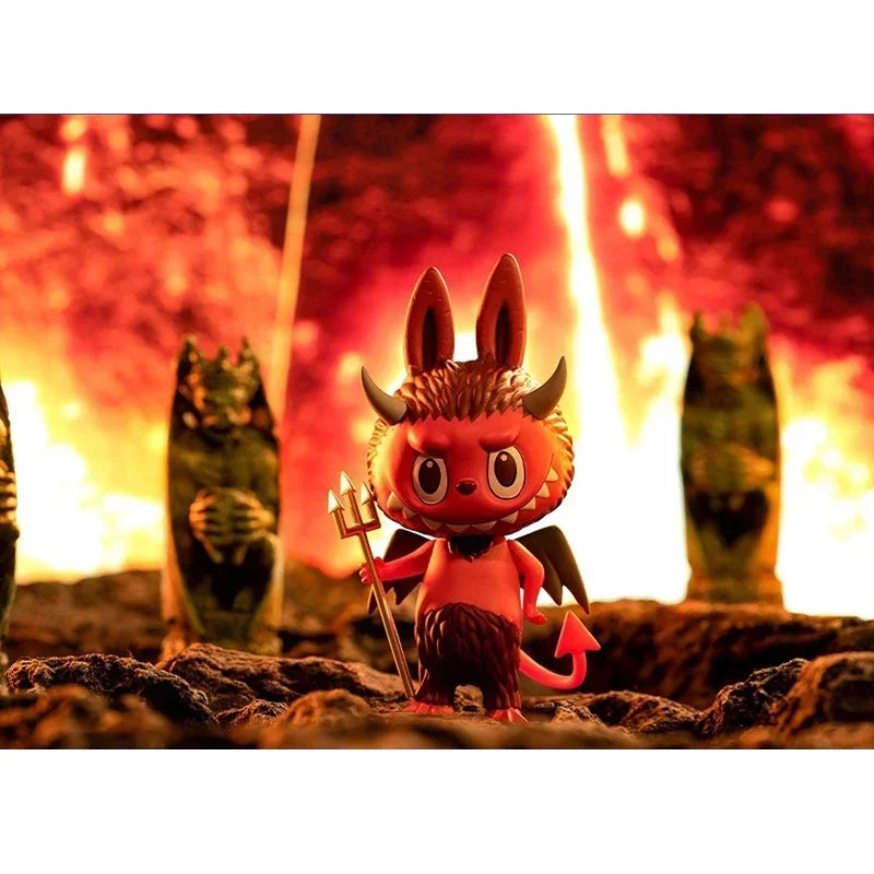 Labubu Halloween Monster Carnival Series Blind Box Toys Kawaii Anime Action Figure Surprise Mystery Box Dolls Girl Gift