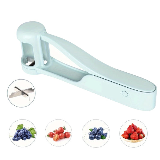 Plastic Grape Cutter for Toddlers,Tomato Strawberry Slicer Quarter for Fruit Salad Gadget