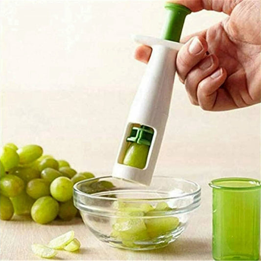 Grape Slicer, Syringe Shape Stainless Steel Mandolines & Slicers