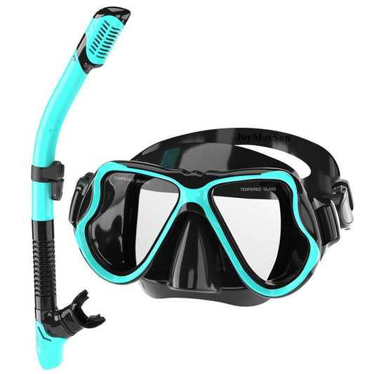 Dry Snorkel Set, 1 Set Anti-Fog Diving Mask with Snorkel, Professional Snorkeling Equipment, Comfortable and High-Performance Snorkeling Gear
