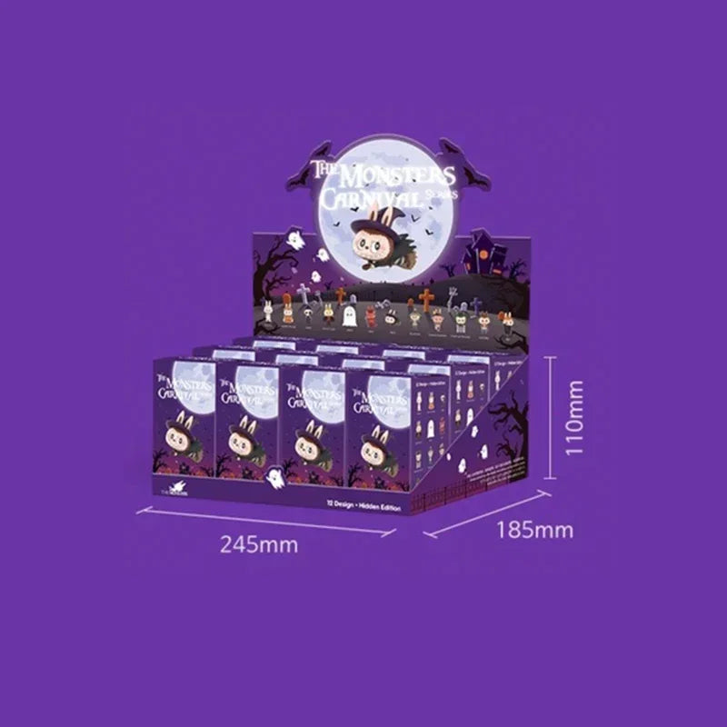Labubu Halloween Monster Carnival Series Blind Box Toys Kawaii Anime Action Figure Surprise Mystery Box Dolls Girl Gift