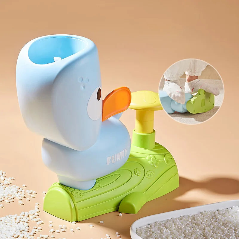Outdoor Flying Air Disc Launcher Toys for Kids Disc Flying Game Toddlers outside Sports Chasing Summer Backyard Family Toys